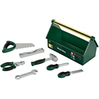 Los mejores  - Theo Klein 8573 Caja de herramientas- Set de herramientas de 7 piezas- Caja estable con práctica asa de transporte…